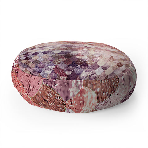 Monika Strigel LILY ROSE MERMAID Floor Pillow Round