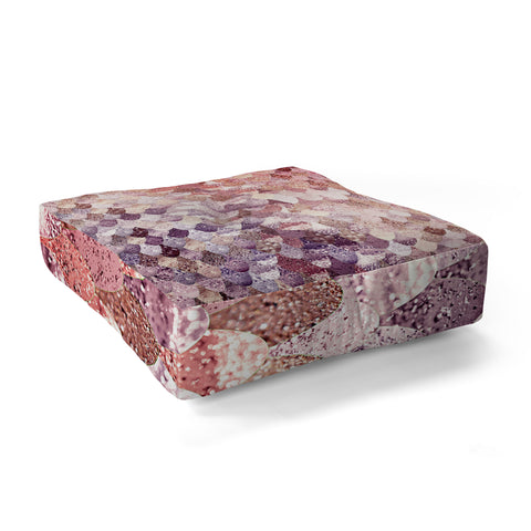 Monika Strigel LILY ROSE MERMAID Floor Pillow Square