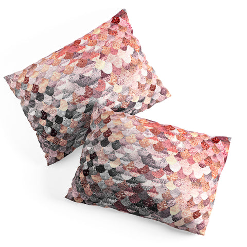 Monika Strigel LILY ROSE MERMAID SILVER Pillow Shams