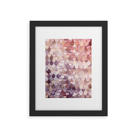 Monika Strigel LILY ROSE MERMAID Framed Art Print