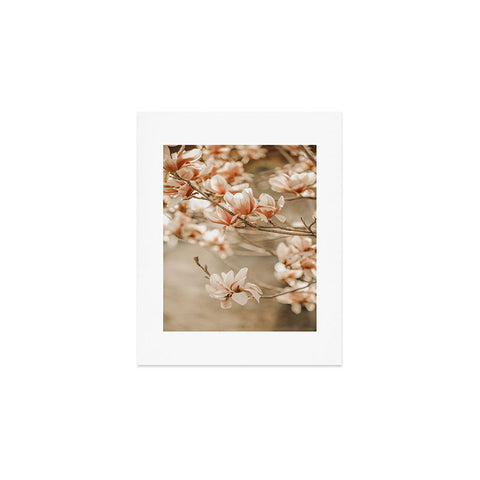 Monika Strigel MAGNOLIA PEACH BLOSSOM TREE Art Print