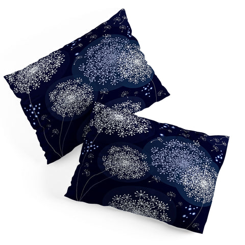 Monika Strigel Midnight Magic Dandelion Pillow Shams