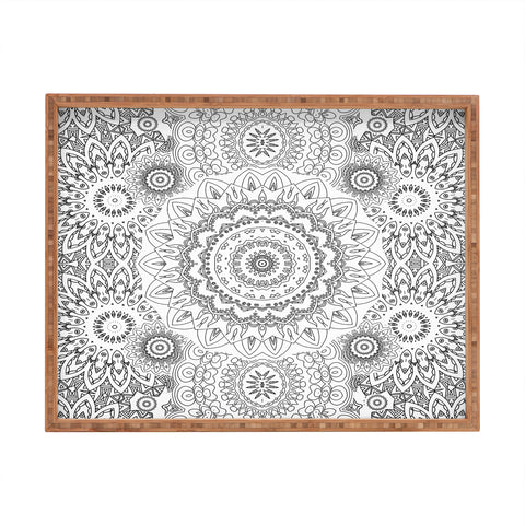 Monika Strigel MOONCHILD BLACK Rectangular Tray