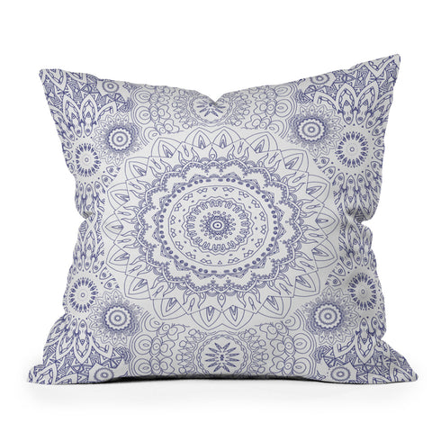 Monika Strigel MOONCHILD BLUE Throw Pillow