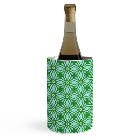 Monika Strigel MOROCCAN DIAMOND ANISSA GREEN Wine Chiller