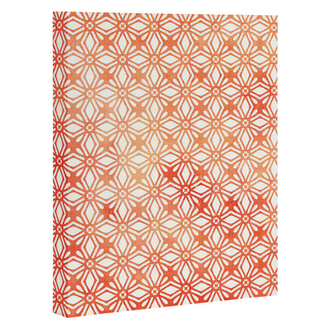Monika Strigel MOROCCAN DIAMOND ANISSA ORANGE Art Canvas