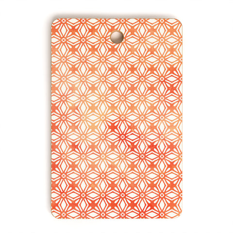 Monika Strigel MOROCCAN DIAMOND ANISSA ORANGE Cutting Board Rectangle