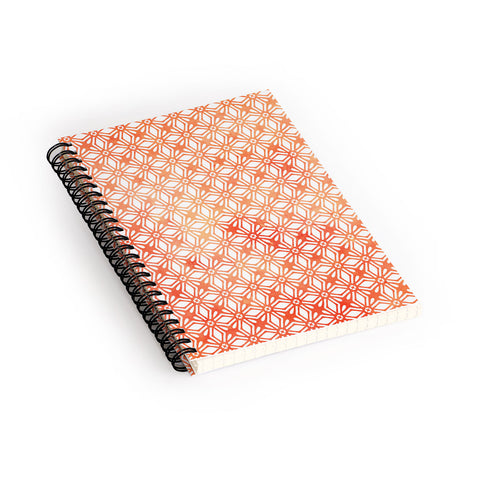 Monika Strigel MOROCCAN DIAMOND ANISSA ORANGE Spiral Notebook