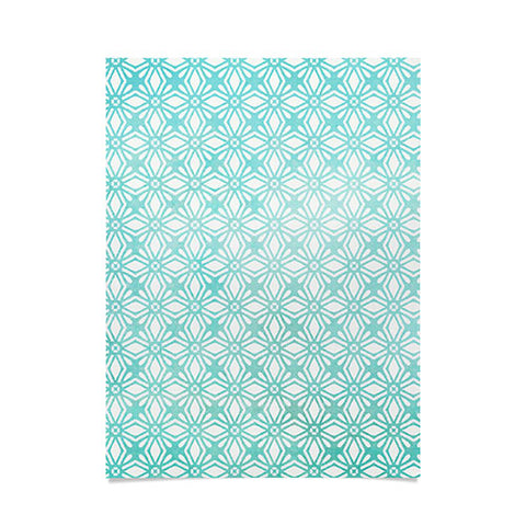 Monika Strigel MOROCCAN DIAMOND ANISSA TEAL Poster