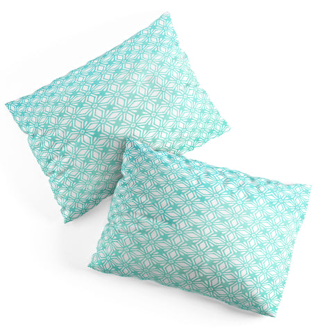 Monika Strigel MOROCCAN DIAMOND ANISSA TEAL Pillow Shams