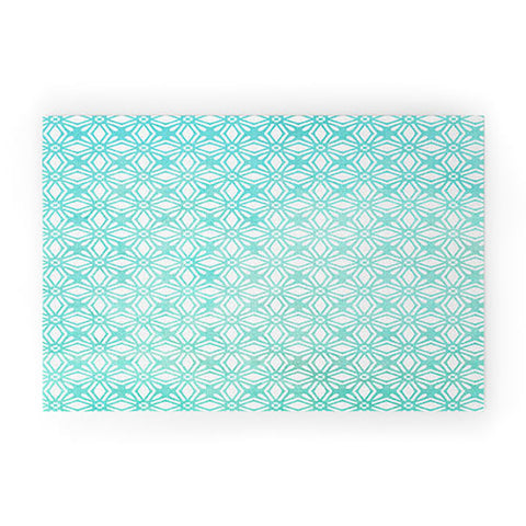 Monika Strigel MOROCCAN DIAMOND ANISSA TEAL Welcome Mat