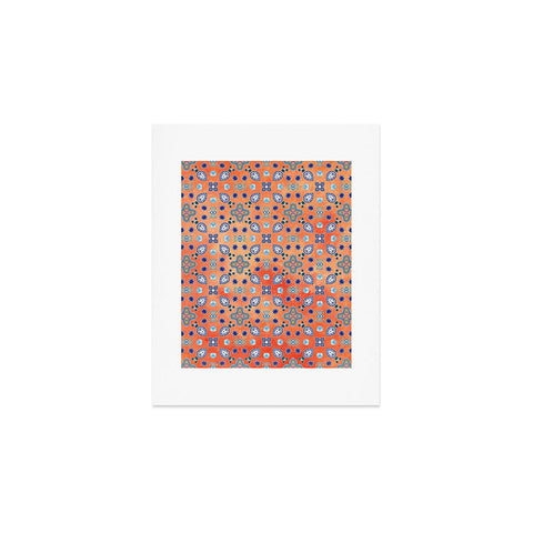 Monika Strigel MOROCCAN PEARLS AND TILES ORANGE Art Print