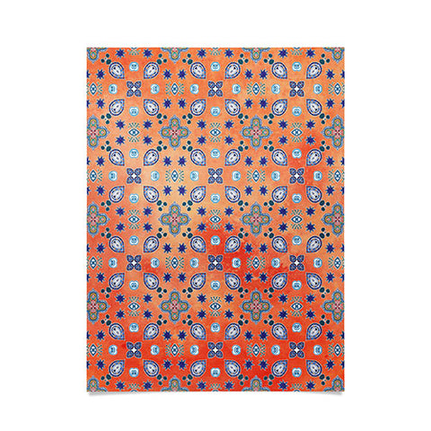 Monika Strigel MOROCCAN PEARLS AND TILES ORANGE Poster