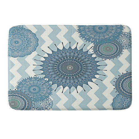 Monika Strigel My Blue Winter Dreams Memory Foam Bath Mat