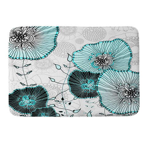 Monika Strigel Mystic Garden Mint Memory Foam Bath Mat