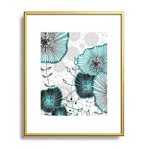 Monika Strigel Mystic Garden Mint Metal Framed Art Print