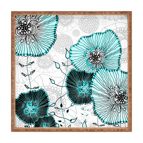 Monika Strigel Mystic Garden Mint Square Tray