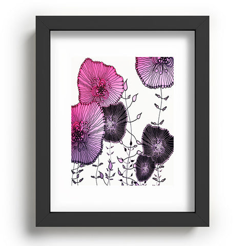 Monika Strigel Mystic Garden Pink Recessed Framing Rectangle