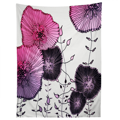 Monika Strigel Mystic Garden Pink Tapestry