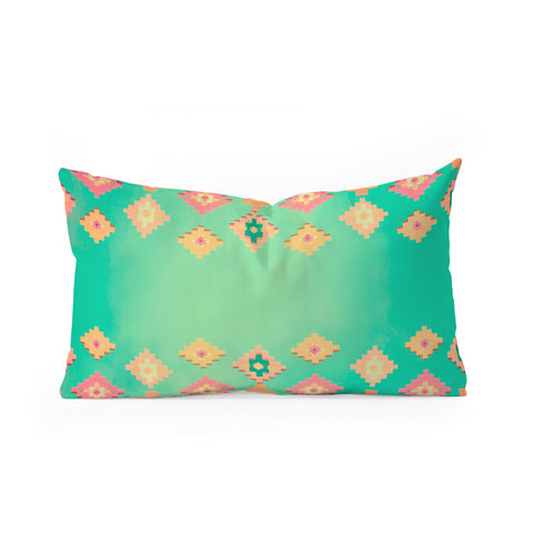 Monika Strigel Navajo Sunshine Oblong Throw Pillow