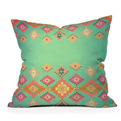 Monika Strigel Navajo Sunshine Throw Pillow