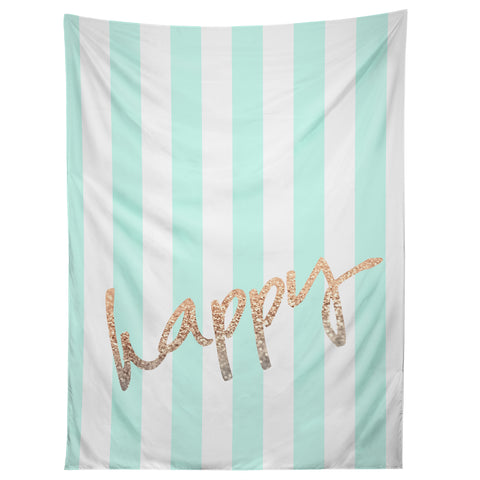 Monika Strigel Pretty Happy Mint Tapestry