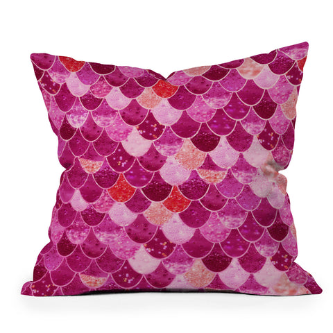 Monika Strigel PRETTY MERMAID Throw Pillow