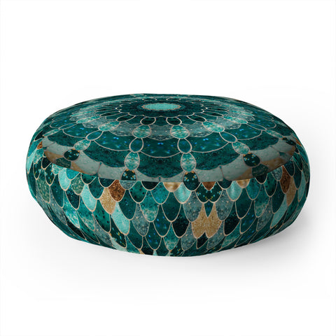 Monika Strigel Really Mermaid Floor Pillow Round