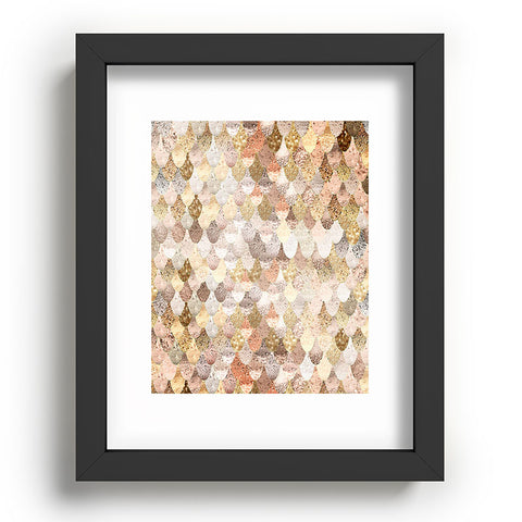 Monika Strigel Really Mermaid Gold Recessed Framing Rectangle