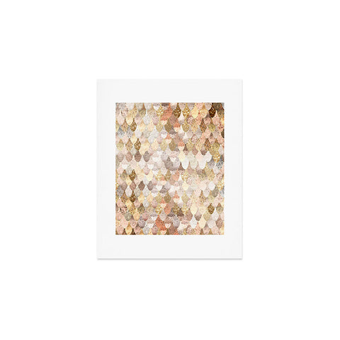 Monika Strigel Really Mermaid Gold Art Print