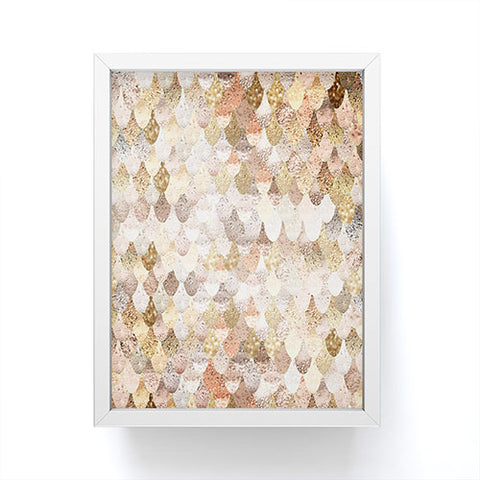 Monika Strigel Really Mermaid Gold Framed Mini Art Print