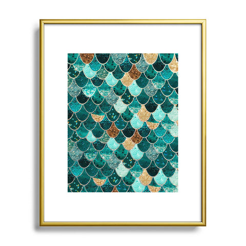 Monika Strigel Really Mermaid Metal Framed Art Print