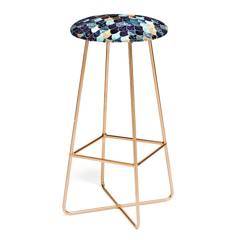 Monika Strigel REALLY MERMAID MYSTIC BLUE Bar Stool