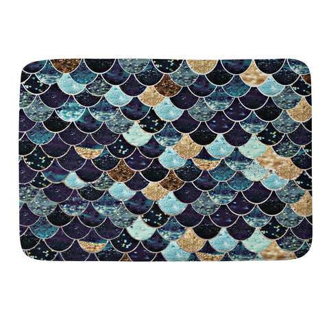 Monika Strigel REALLY MERMAID MYSTIC BLUE Memory Foam Bath Mat