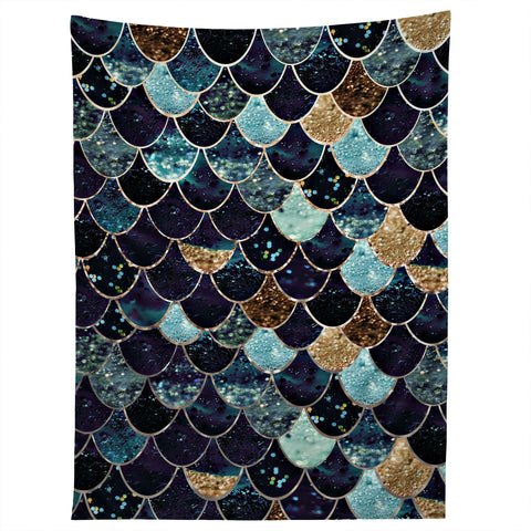 Monika Strigel REALLY MERMAID MYSTIC BLUE Tapestry
