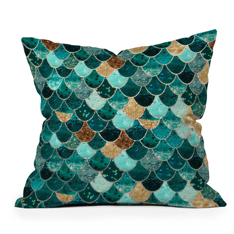 Monika Strigel Really Mermaid Throw Pillow
