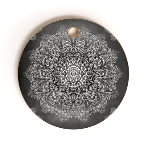 Monika Strigel SERENDIPITY BLACK Cutting Board Round