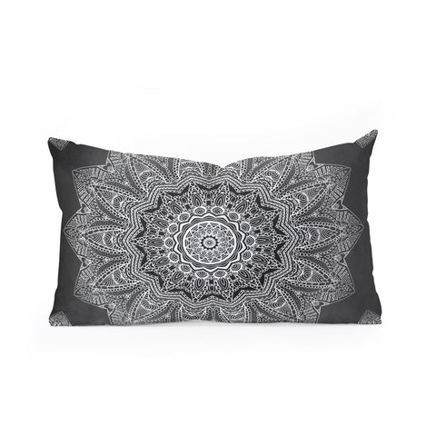 Monika Strigel SERENDIPITY BLACK Oblong Throw Pillow