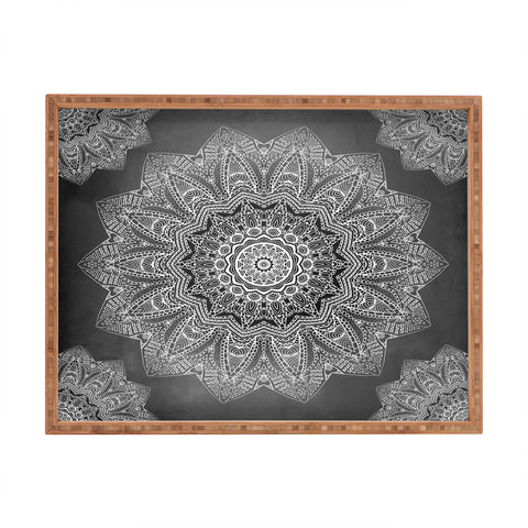 Monika Strigel SERENDIPITY BLACK Rectangular Tray