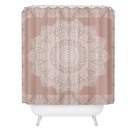 Monika Strigel SERENDIPITY BLUSH Shower Curtain