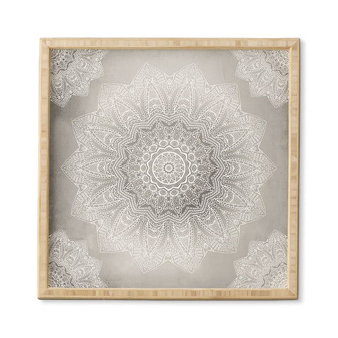 Monika Strigel SERENDIPITY LIGHT GREY Framed Wall Art