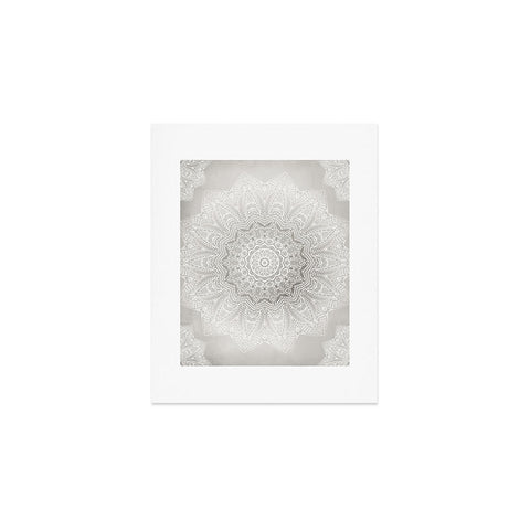 Monika Strigel SERENDIPITY LIGHT GREY Art Print