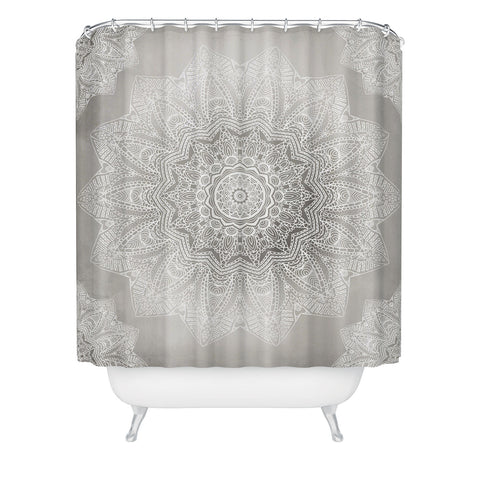 Monika Strigel SERENDIPITY LIGHT GREY Shower Curtain