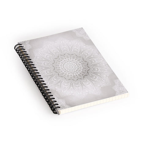 Monika Strigel SERENDIPITY LIGHT GREY Spiral Notebook
