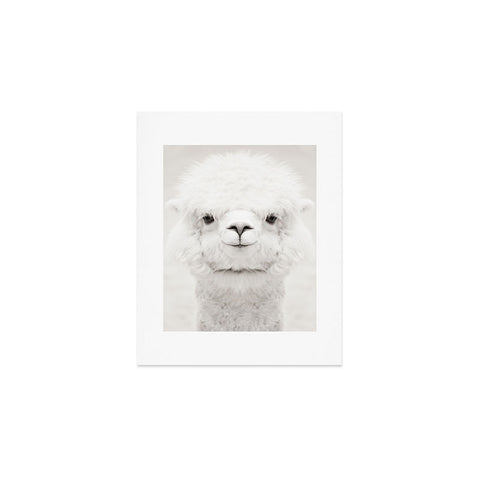 Monika Strigel SMILING ALPACA Art Print