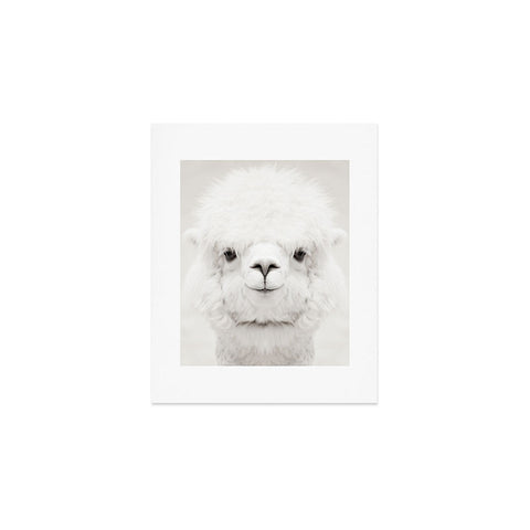 Monika Strigel SMILING ALPACA by MS Art Print
