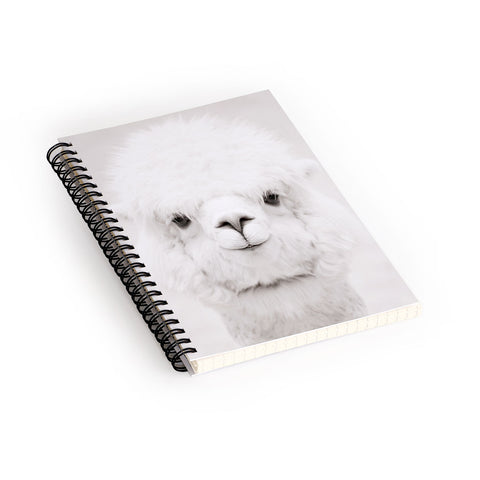 Monika Strigel SMILING ALPACA by MS Spiral Notebook
