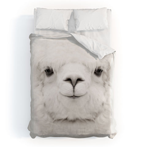Monika Strigel SMILING ALPACA Duvet Cover