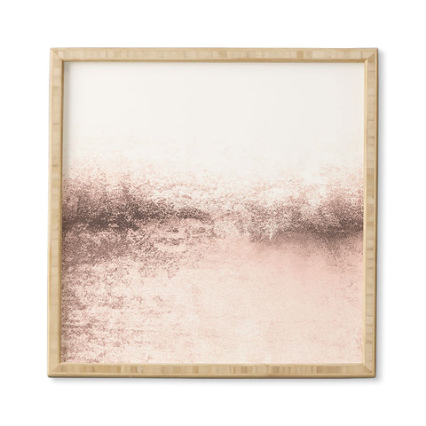 Monika Strigel SNOWDREAMER BLUSH LIGHT Framed Wall Art