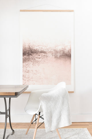 Monika Strigel SNOWDREAMER BLUSH LIGHT Art Print And Hanger